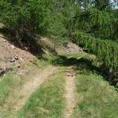 stundenweg oberhalb von laatsch