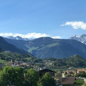 blick auf tisens von st martin kirche prissian